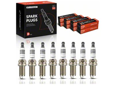 Iridium and Platinum Spark Plugs; Set of 8 (05-07 4.7L Dakota w/ VIN# N)
