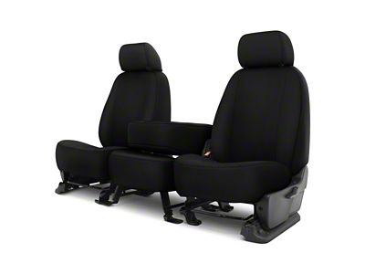 Neosupreme Custom 1st Row Bench Seat Covers; Black/Black (05-11 Dakota w/ Bench Seat)