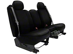 Neosupreme Custom 2nd Row Bench Seat Covers; Black/Black (05-07 Dakota)