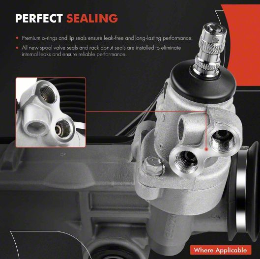 Power Steering Rack And Pinion For 1994-1996 Dodge Dakota RWD - 1 Year Warranty - View #6