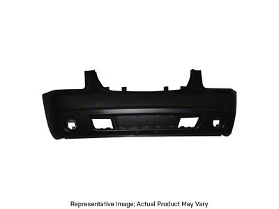 CAPA Replacement Front Bumper Cover; Black (07-13 Sierra 1500 SLT, SLE)