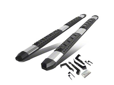 5-Inch Running Boards; Stainless Steel (02-08 RAM 1500 Quad Cab)