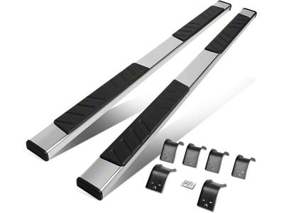 5-Inch Running Boards; Stainless Steel (09-18 RAM 1500 Quad Cab)