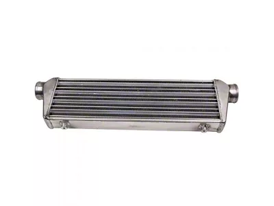 Front Mount Aluminum Intercooler; 27-Inch x 7-Inch x 2.50-Inch (Universal; Some Adaptation May Be Required)