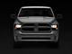 Headlights with Amber Corner Lights; Smoked Housing; Clear Lens (09-18 RAM 1500 w/ Factory Halogen Non-Projector Headlights)