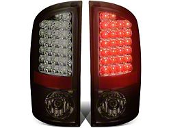 LED Tail Lights; Chrome Housing; Smoked Lens (07-08 RAM 1500)