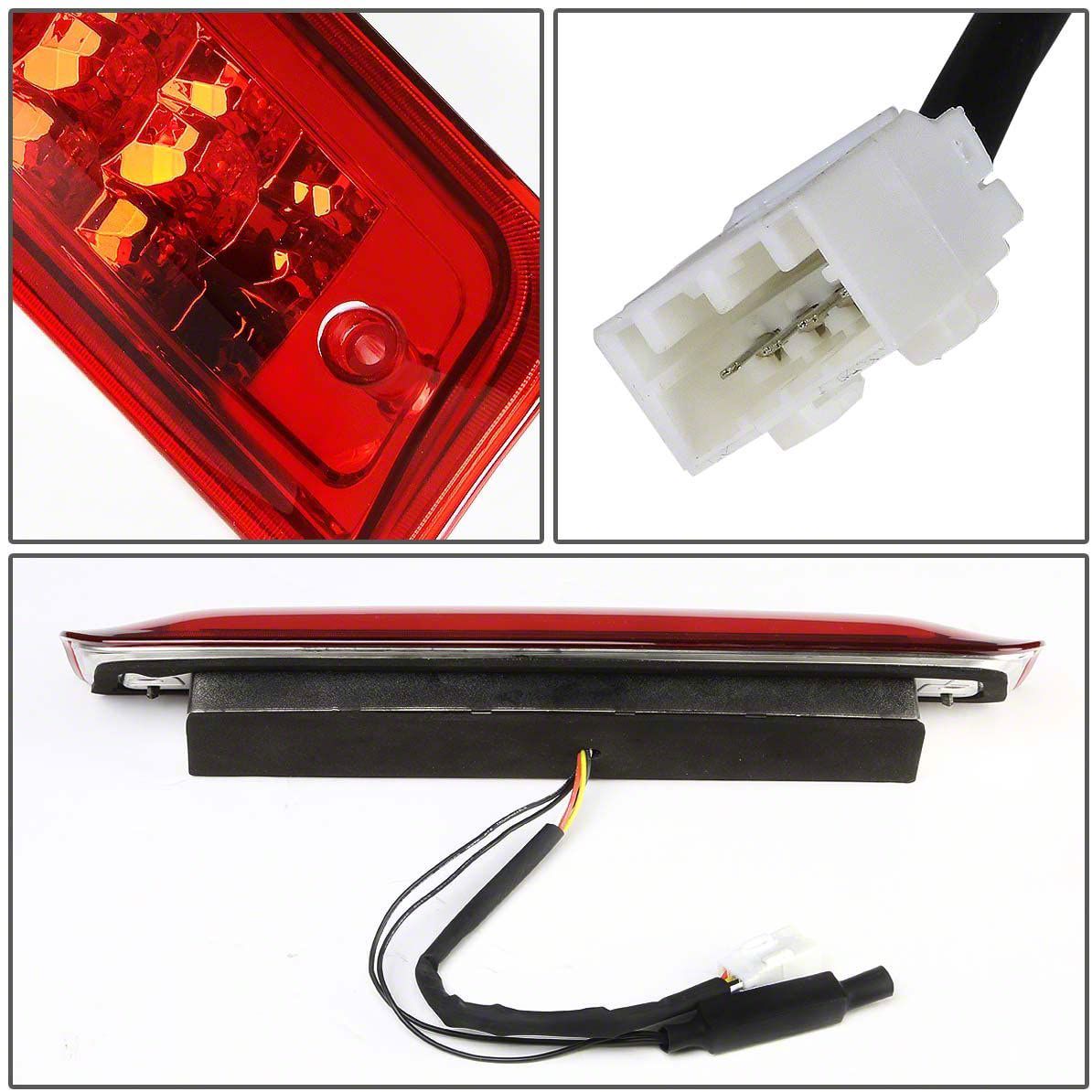 LED 3rd Brake Light / Cargo Lamp For 2009-2018 Dodge Ram 1500 2500 3500 – Black Housing, Clear Lens – Ylwspeed2000
