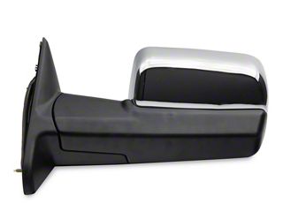 Pair Power Heated Tow Mirrors W/ Temp Sensor & Puddle Lamp For 09-18 Ram 1500 2500 3500 – Black