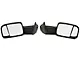 Powered Heated Towing Mirrors with Smoked Turn Signals; Black (09-18 RAM 1500)