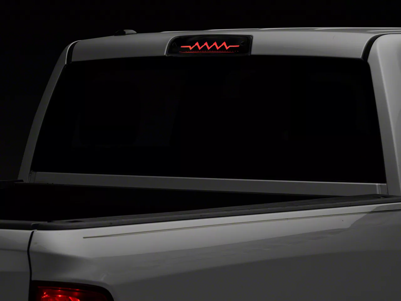 RAM 1500 Sequential Heartbeat LED Third Brake Light; Carbon Fiber Look (0918 RAM 1500)