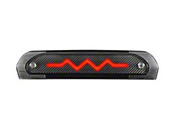 Sequential Heartbeat LED Third Brake Light; Carbon Fiber Look (02-08 RAM 1500)