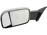 Replacement Side Mirror; Driver Side; Chrome (19-26 RAM 1500 w/ Towing Package& w/o Blind Spot Detection)