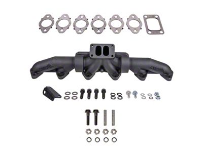 ATS Diesel Performance Pulse Flow Exhaust Manifold Kit with Gaskets and Hardware; T3 Flange (98.5-02 5.9L I6 RAM 2500)