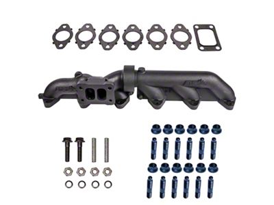 ATS Diesel Performance Pulse Flow Exhaust Manifold Kit with Gaskets and Premium Hardware; T3 Flange (03-07 5.9L RAM 2500)