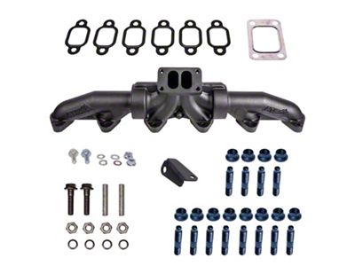 ATS Diesel Performance Pulse Flow Exhaust Manifold Kit with Gaskets and Premium Hardware; T4 Flange (94-Early 98 5.9L I6 RAM 2500)