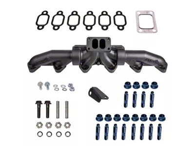 ATS Diesel Performance Pulse Flow Exhaust Manifold Kit with Gaskets and Premium Hardware; T4 Flange (98.5-02 5.9L RAM 2500