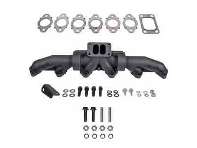 ATS Diesel Performance Pulse Flow Exhaust Manifold Kit with Gaskets and Hardware; T3 Flange (98.5-02 5.9L I6 RAM 3500)