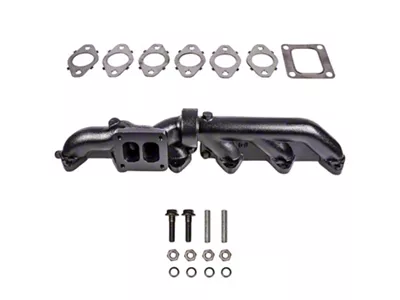 ATS Diesel Performance Pulse Flow Exhaust Manifold Kit with Gaskets and Hardware; T4 Flange (03-07 5.9L RAM 3500)