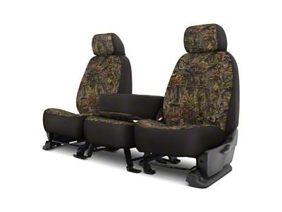 Camo Custom 1st Row Bench Seat Covers; True Timber Kinati (15-20 Tahoe)