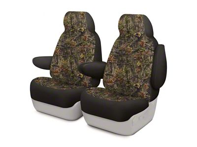 Camo Custom 2nd Row Bucket Seat Covers; True Timber Kinati (21-25 Tahoe)