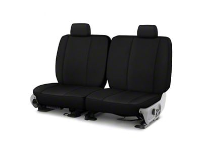 Genuine Neoprene Custom 3rd Row Seat Covers; Black/Black (21-24 Tahoe)