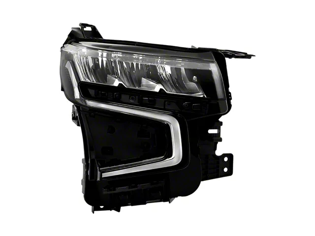 OE Style Full LED Headlight; Black Housing; Clear Lens; Passenger Side (21-24 Tahoe)