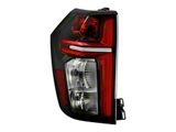 OE Style LED Tail Lights Black Housing; Red/Clear Lens; Driver Side (21-26 Tahoe)