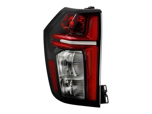 OE Style LED Tail Lights Black Housing; Red/Clear Lens; Driver Side (21-24 Tahoe)