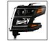 OEM Style Headlights; Black Housing; Clear Lens (15-19 Tahoe w/ Factory Halogen Headlights)