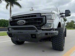 Attica 4x4 Terra Series Front Bumper; Textured Black (23-26 F-250 Super Duty)