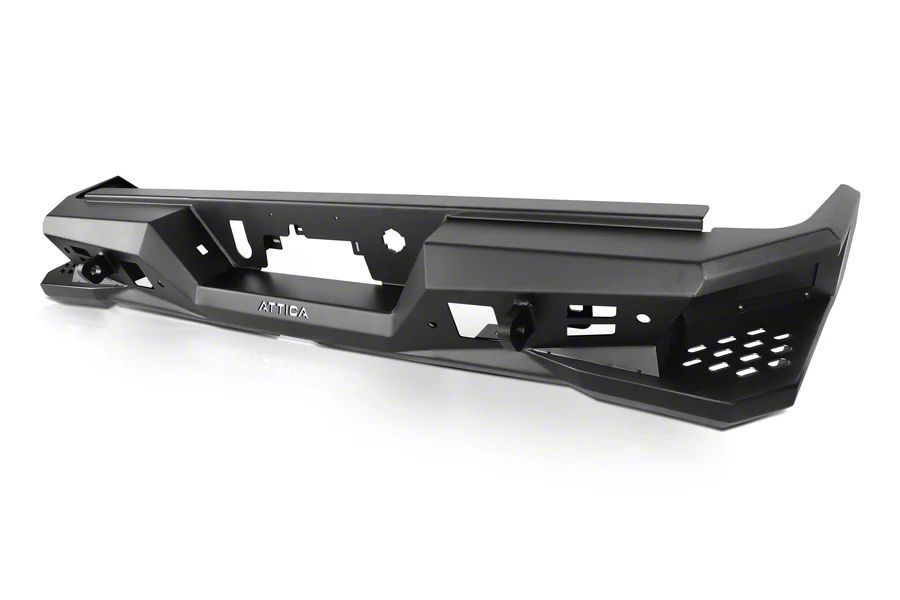 Attica 4x4 Silverado 3500 Terra Series Rear Bumper; Textured Black