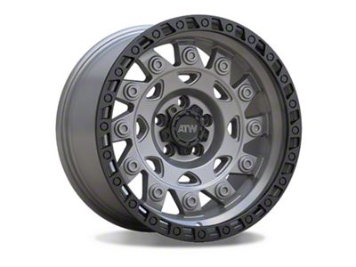 ATW Off-Road Wheels Congo Sand Gunmetal with Black Lip 5-Lug Wheel; 20x10; -18mm Offset (02-08 RAM 1500, Excluding Mega Cab)