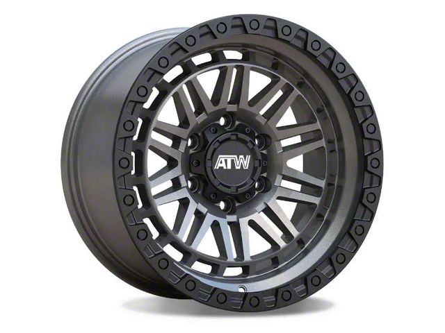 ATW Off-Road Wheels Yukon Satin Gunmetal 6-Lug Wheel; 20x10; -18mm Offset (04-08 F-150)