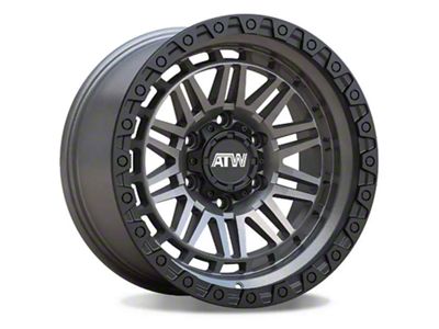 ATW Off-Road Wheels Yukon Satin Gunmetal 6-Lug Wheel; 17x9; -12mm Offset (07-14 Tahoe)