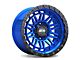 ATW Off-Road Wheels Yukon Candy Blue with Gloss Black Lip 6-Lug Wheel; 17x9; 0mm Offset (07-14 Yukon)