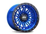 ATW Off-Road Wheels Yukon Candy Blue with Gloss Black Lip 6-Lug Wheel; 17x9; 0mm Offset (23-25 Colorado)