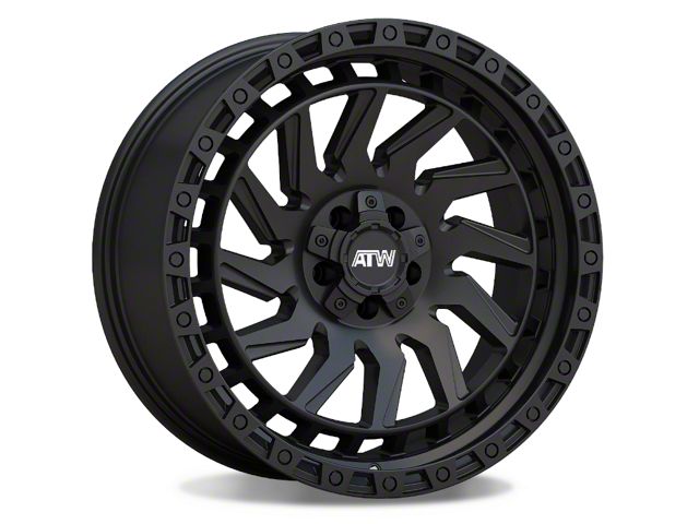 ATW Off-Road Wheels Culebra All Satin Black 5-Lug Wheel; 20x9; 10mm Offset (87-90 Dakota)