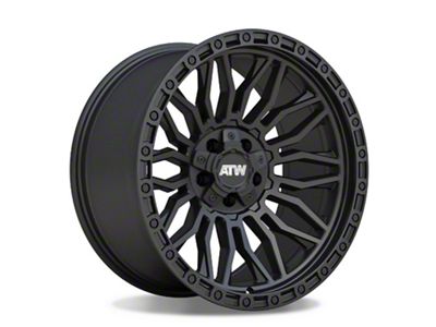 ATW Off-Road Wheels Nile All Satin Black 5-Lug Wheel; 20x10; -18mm Offset (09-18 RAM 1500)