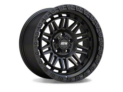 ATW Off-Road Wheels Yukon All Satin Black 5-Lug Wheel; 20x10; -18mm Offset (09-18 RAM 1500)