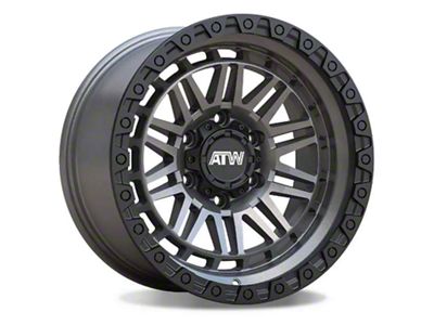 ATW Off-Road Wheels Yukon Satin Gunmetal 6-Lug Wheel; 20x9; 10mm Offset (19-24 RAM 1500)
