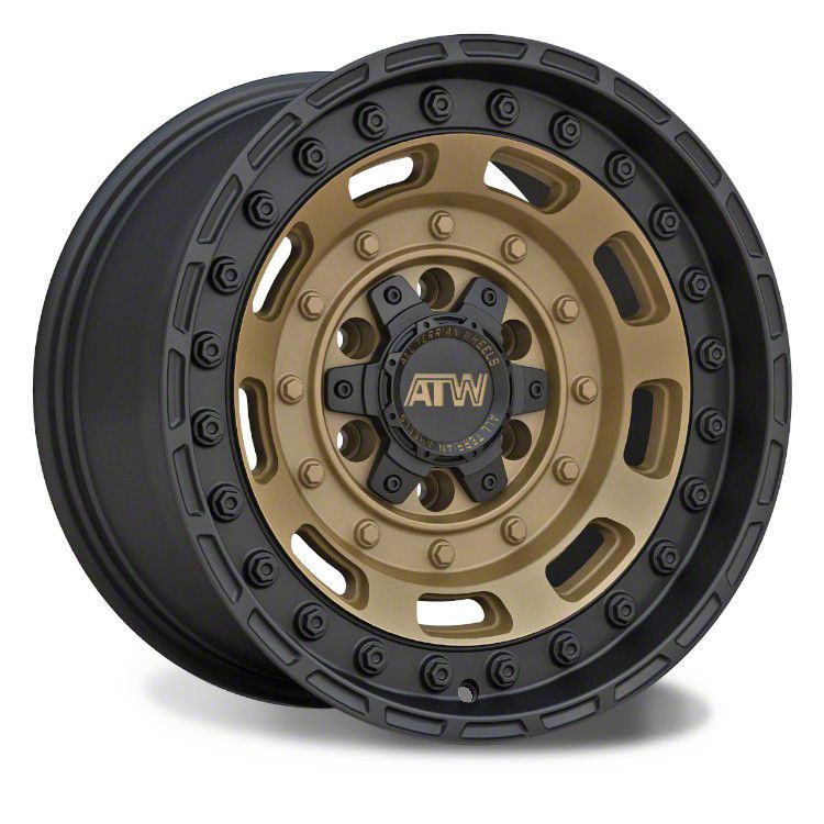 ATW Off-Road Wheels Ranger Comanche Satin Bronze with Black Lip 6-Lug ...