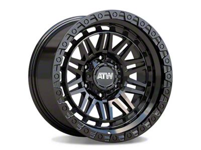 ATW Off-Road Wheels Yukon All Satin Black 6-Lug Wheel; 20x9; 10mm Offset (19-24 Sierra 1500)