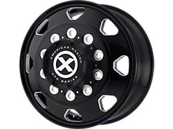 ATX Series Octane Gloss Black Milled 8-Lug Wheel; 18x6.75; 0mm Offset (01-06 Sierra 3500 HD SRW)