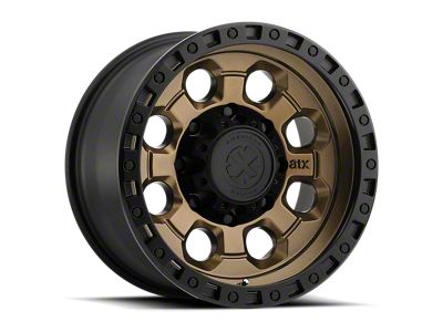 ATX Series AX201 Matte Bronze with Black Lip 6-Lug Wheel; 18x9; 0mm Offset (07-13 Sierra 1500)