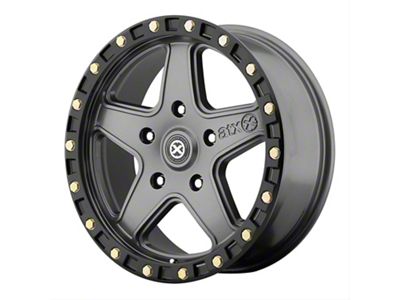 ATX Series Ravine Matte Gray with Black Reinforcing 6-Lug Wheel; 20x10; -24mm Offset (07-13 Sierra 1500)