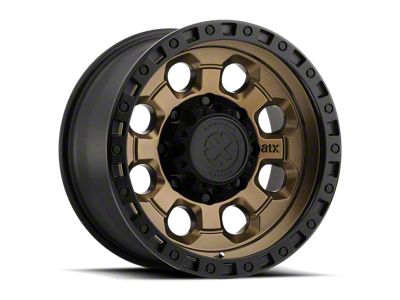 ATX Series AX201 Matte Bronze with Black Lip 8-Lug Wheel; 17x9; -12mm Offset (08-10 F-250 Super Duty)
