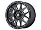 ATX Series AX196 Satin Black with Milled Accents 6-Lug Wheel; 20x9; 25mm Offset (15-20 Tahoe)