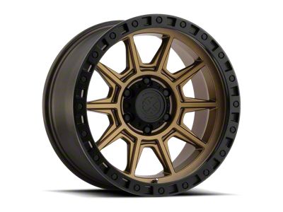 ATX Series AX202 Matte Bronze with Black Lip 8-Lug Wheel; 18x9; 0mm Offset (99-07 F-250 Super Duty)