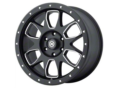 ATX Series AX196 Satin Black with Milled Accents 6-Lug Wheel; 20x9; 25mm Offset (19-25 Sierra 1500)