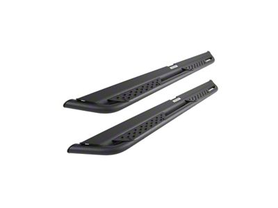 Go Rhino Dominator Xtreme DT Side Step Bars; Textured Black (15-22 Canyon Extended Cab)